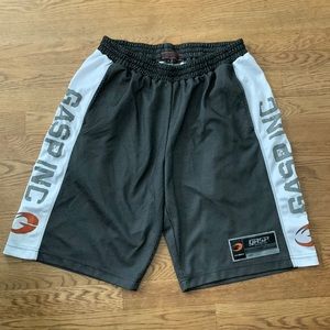 GASP Men’s LG 10.5” Mesh Athletic Shorts Elastic Waistband